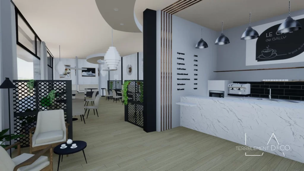 Rénovation café Terriblement Déco
