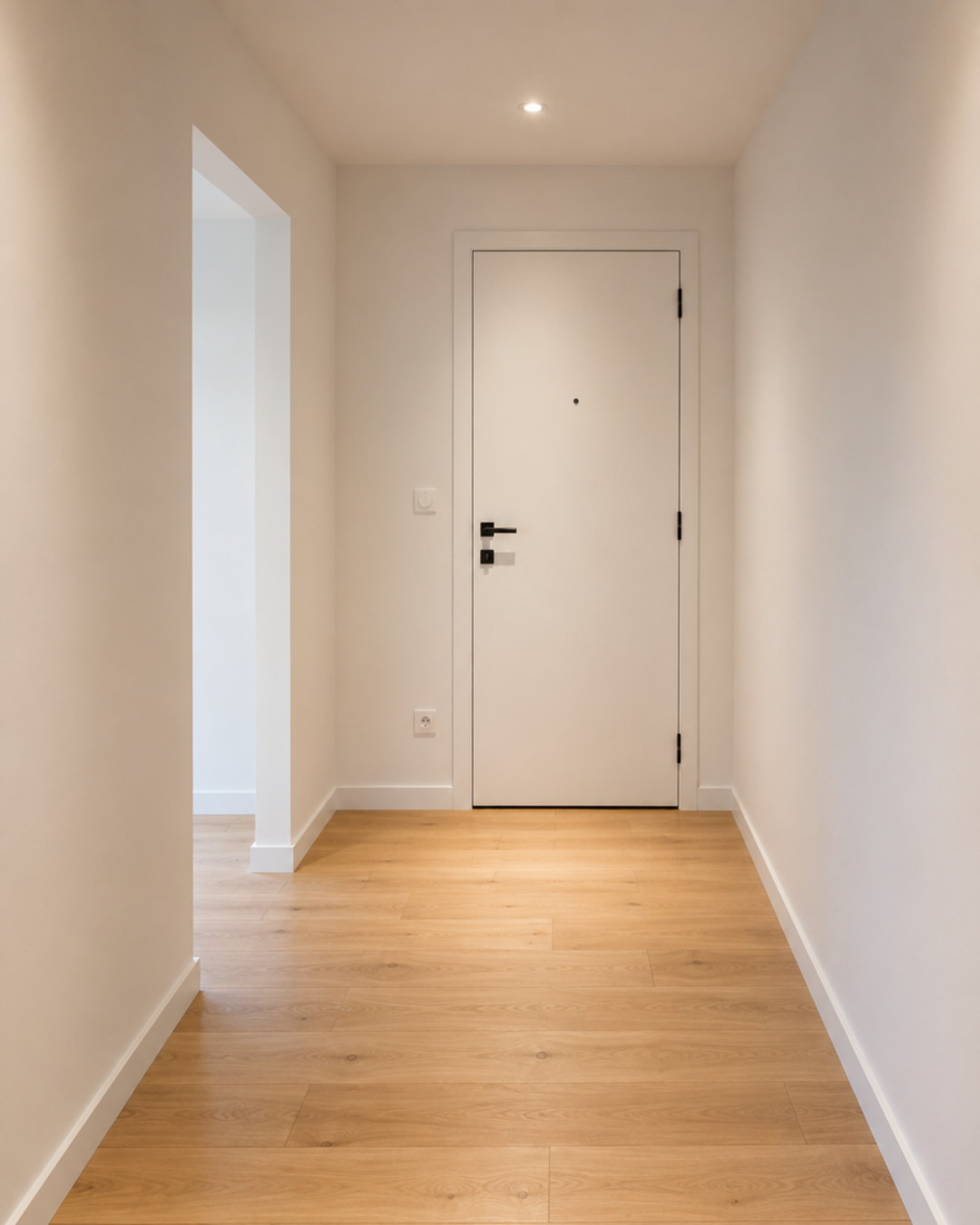 Entrée contemporaine vide avant aménagement – 7 idées pour sublimer une entrée.