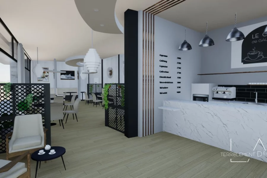 Rénovation café Terriblement Déco
