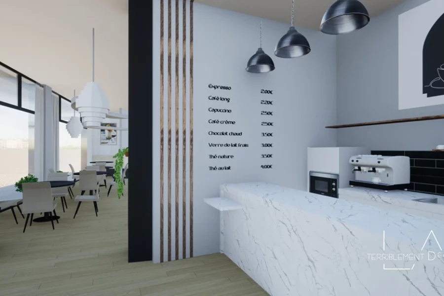Rénovation café Terriblement Déco